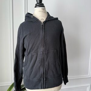 4/$24 🧡 Uniqlo Women Black Zip-Up Hoodie